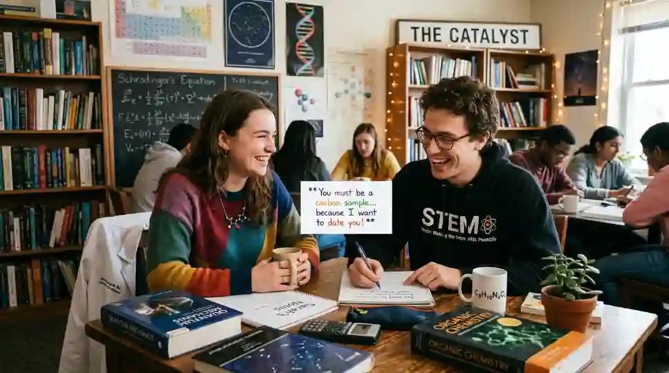Nerdy Science Pick Up Lines image