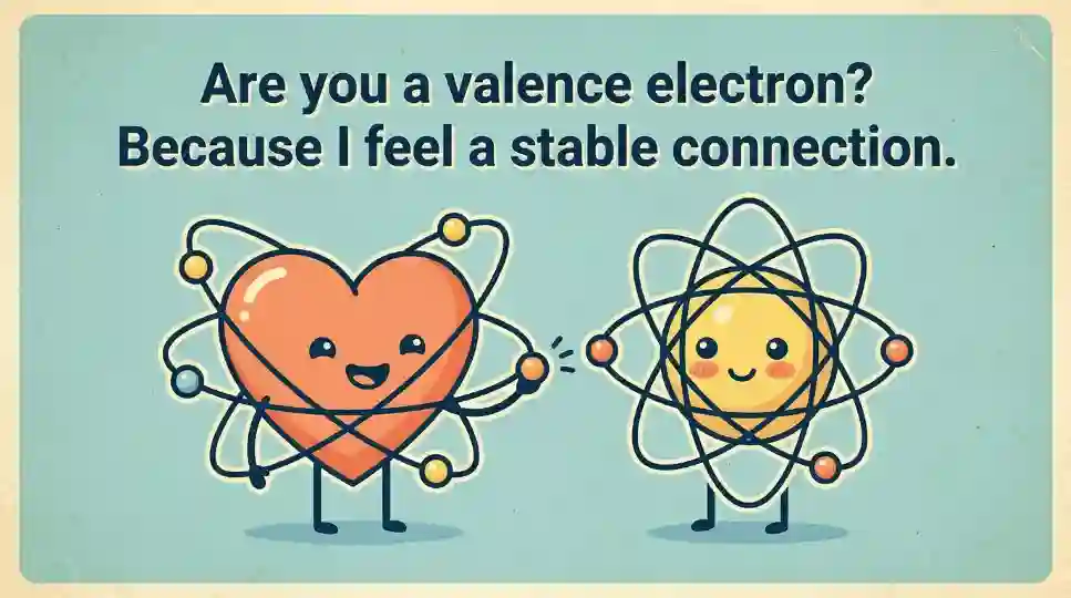 One-Liner Science Pick Up Lines image